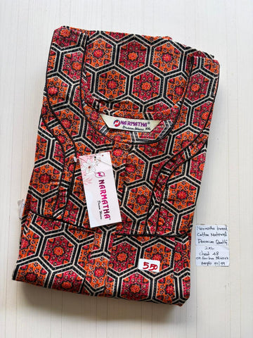 CNS 016 Height Narmatha Pleats Zip Nighty