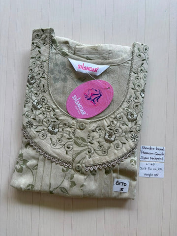 BS208 Shandar Spun nighty