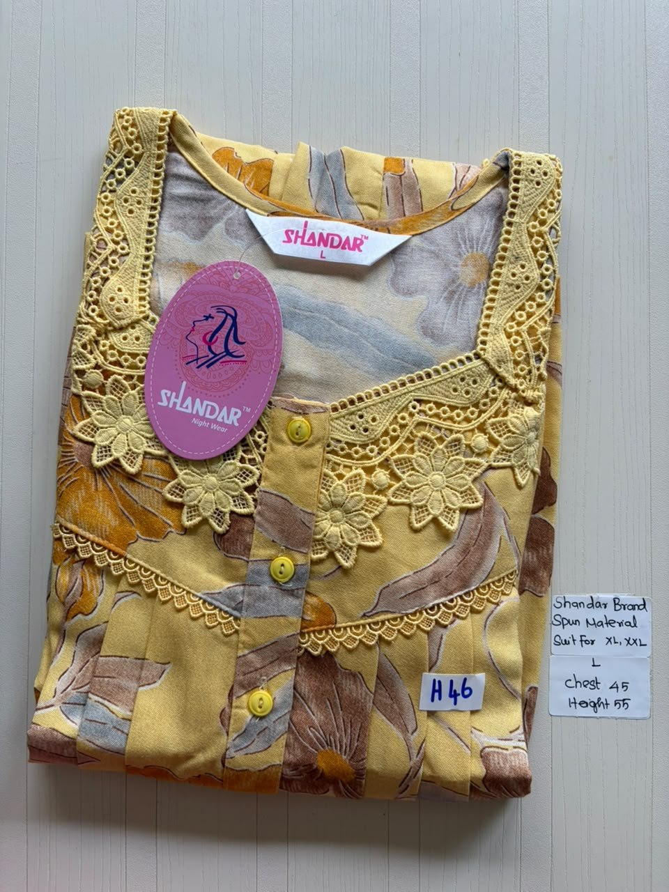 BSS 617 Shandar Spun nighty