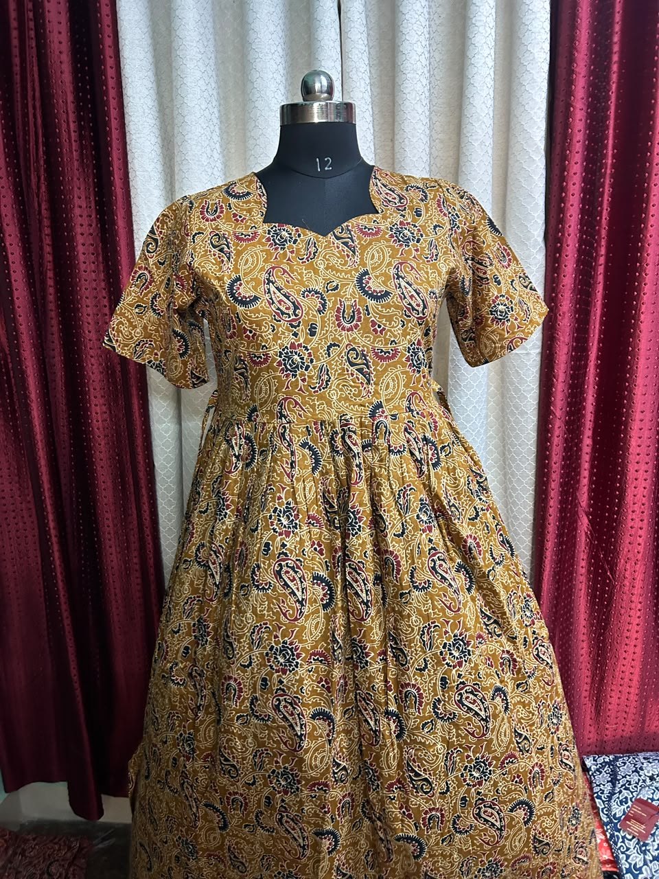 MFS134 Peacock Height maxi frock YY1 YY2