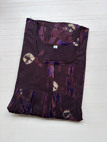 AASBP 303 Peacock Pleats Zip Nighty BP DPS