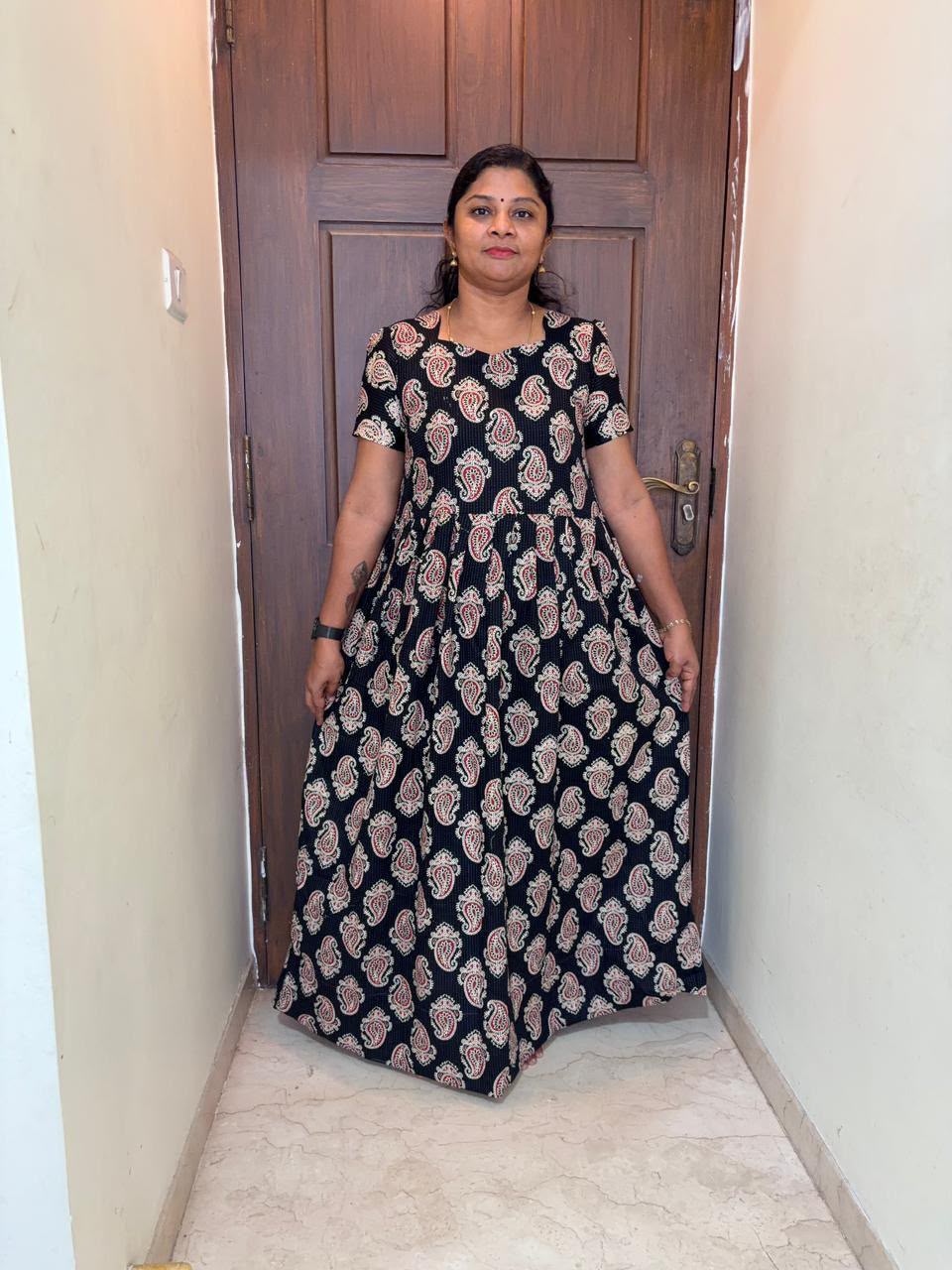 MFS 360 Peacock Height Maxi Frock YY1 YY2