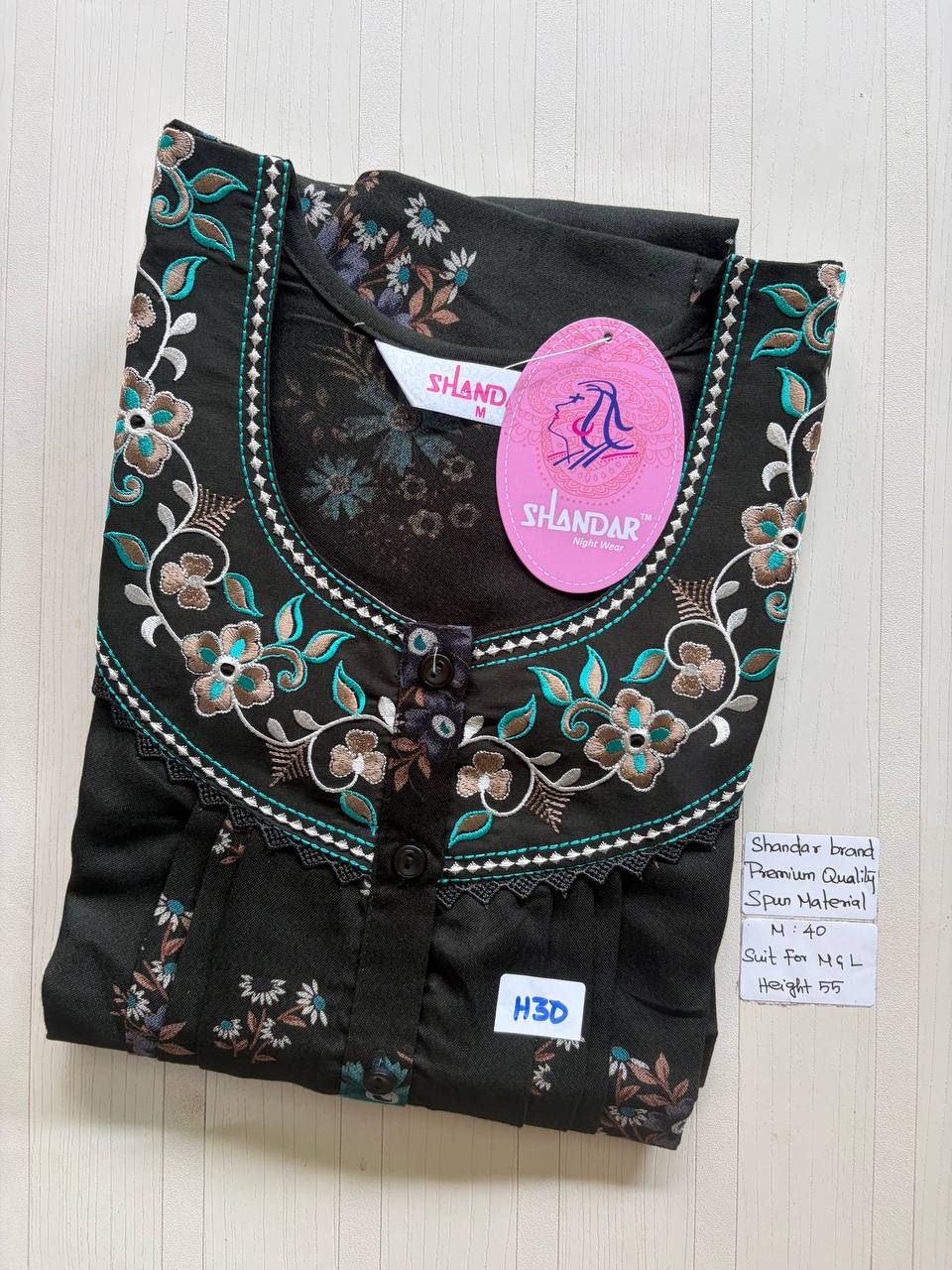 ASS109 Shandar Spun nighty