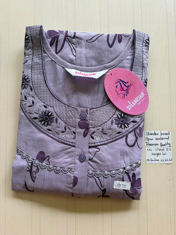 DSS 288 Height Shandar Spun nighty