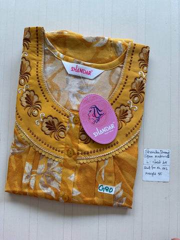 bss 460 Shandar Spun nighty
