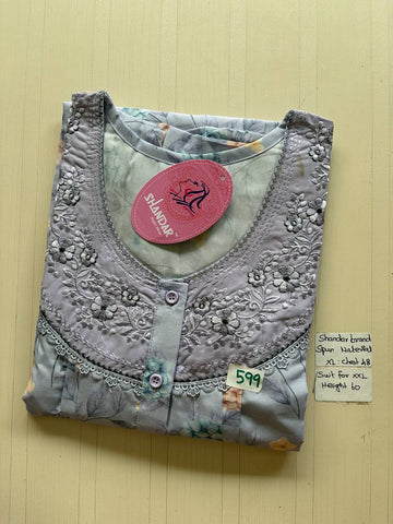 css 591 Shandar Spun nighty