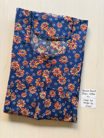 AASBP 382 Peacock Pleats Zip Nighty BP CPS