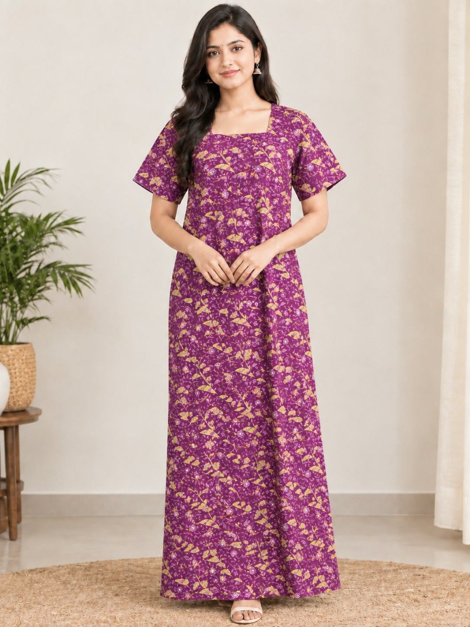 AASZ 322 Height Peacock Zip Nighty BP CPS