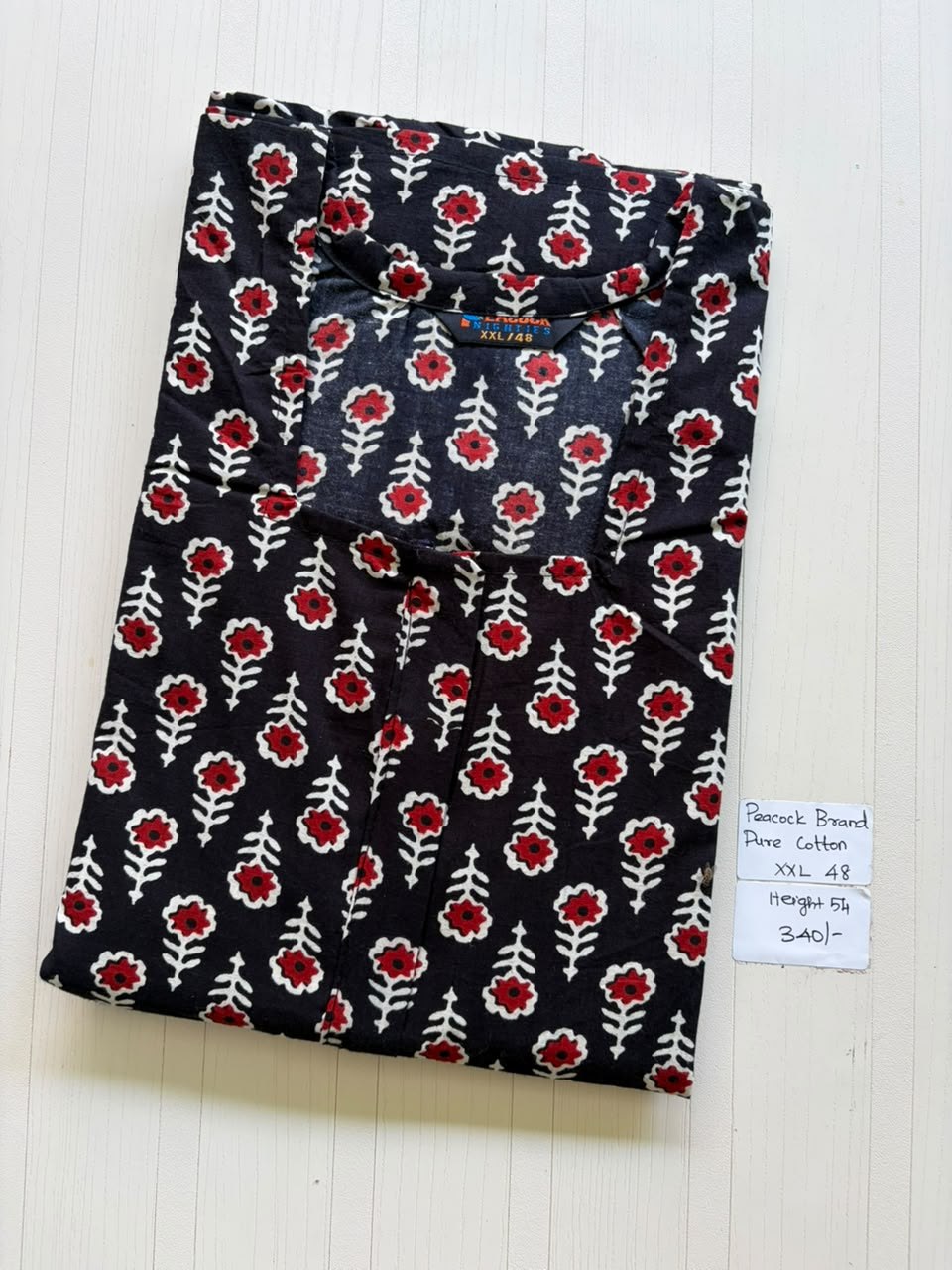 AASZ 190 Height Peacock Zip Nighty BP DPS