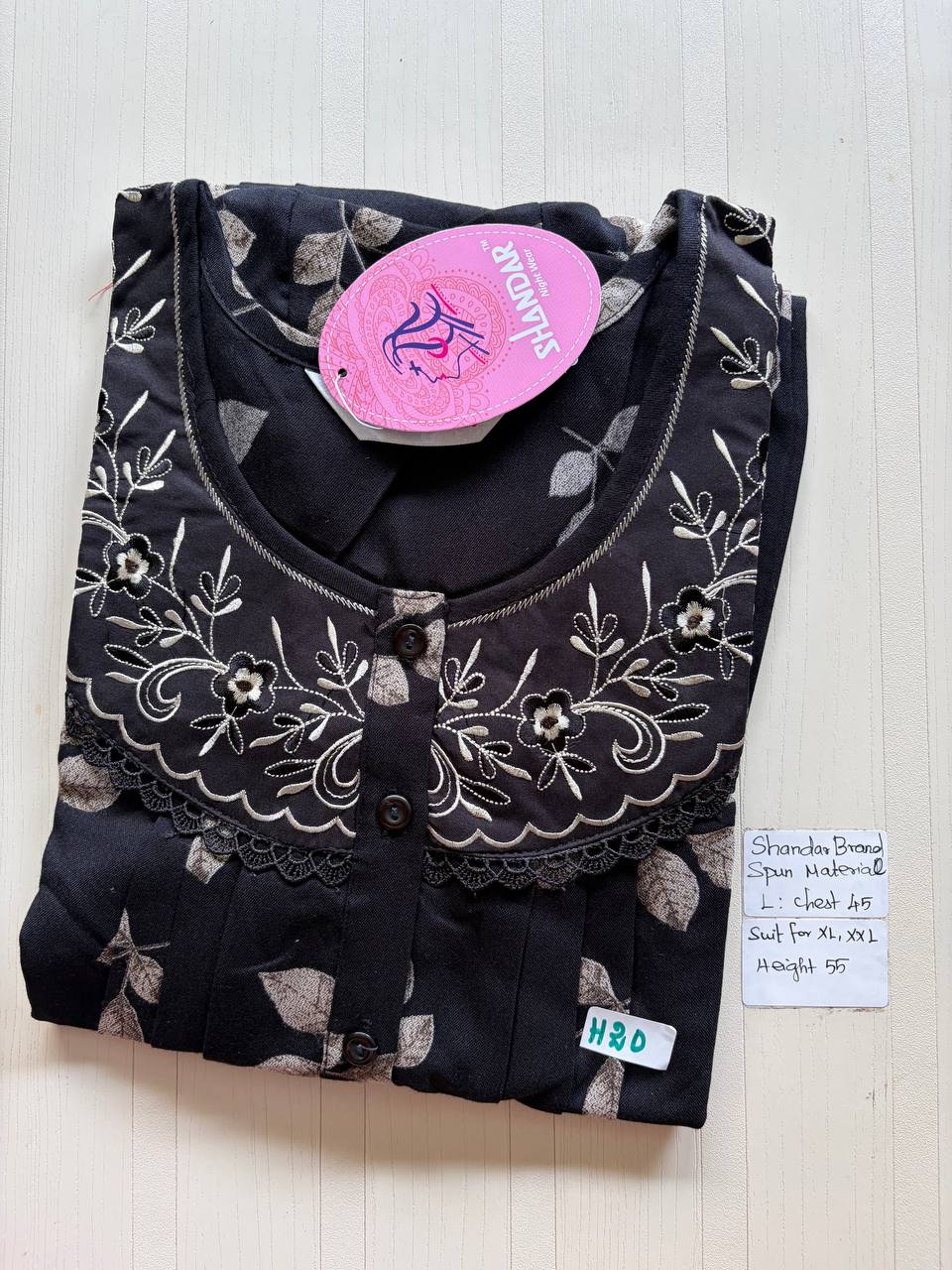 bss 346 Shandar Spun nighty