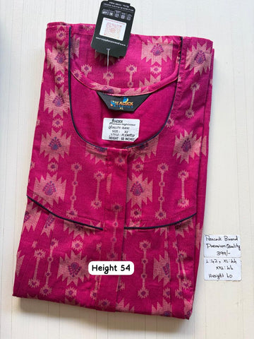 AAS5274 Peacock pleats Zip premium quality BP DD CPS DPS Height 54