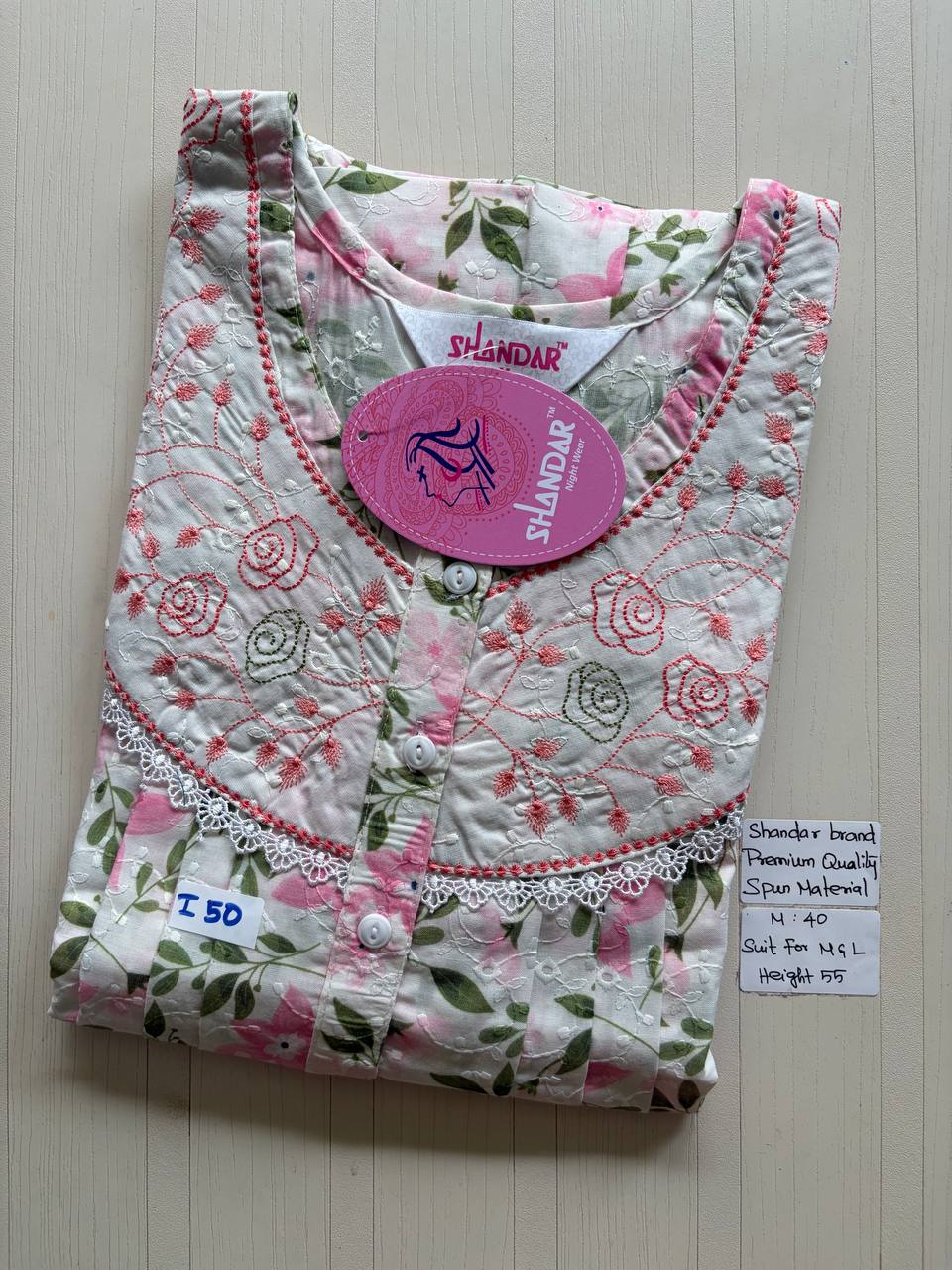 ASS175 Shandar Spun nighty
