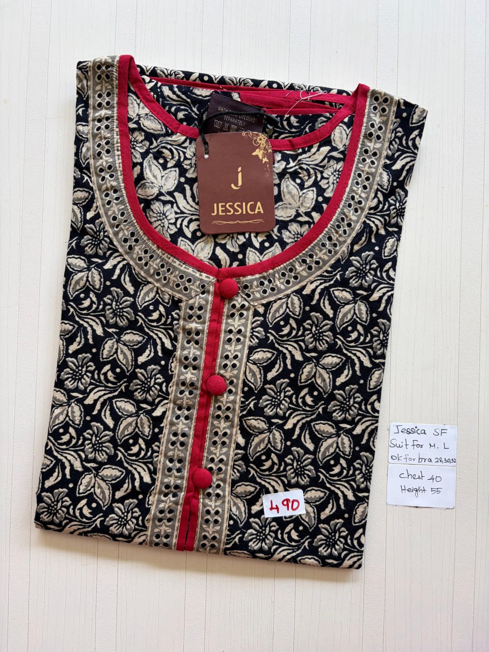 AJS 206 Jessica Slimfit VV AL JC Nighty 550