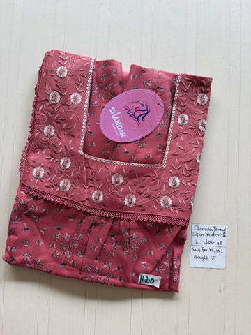 bss 334 Shandar Spun nighty