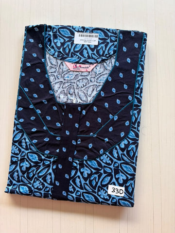 AASKZ 024 Peacock Zip Nighty BP DPS