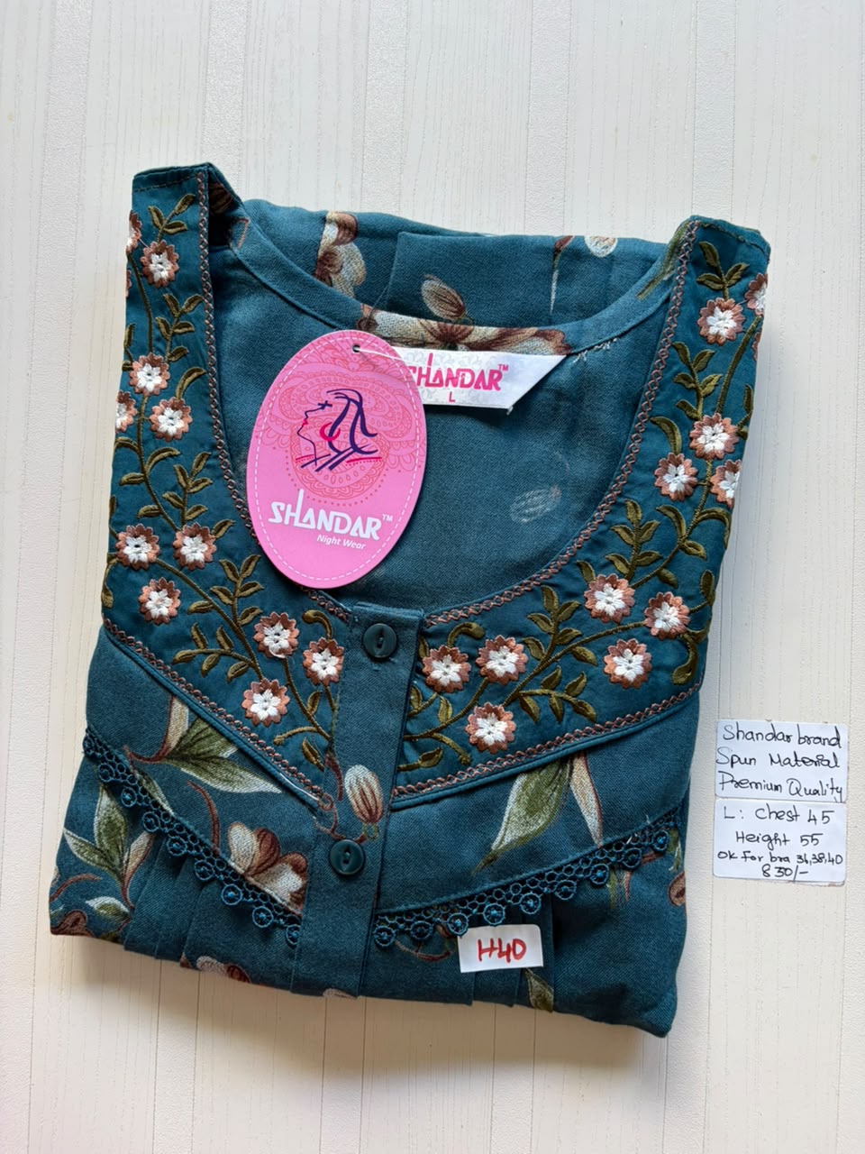 BSS 019 Shandar Spun nighty