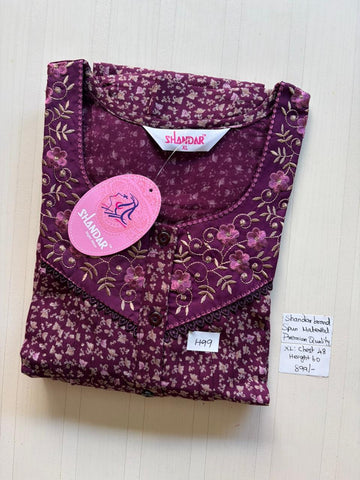 CSS 442 Height Shandar Spun nighty