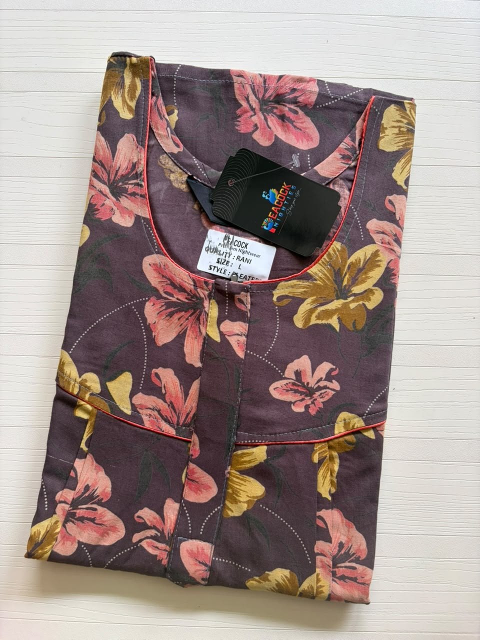 AAS5092 Peacock pleats Zip premium quality BP DD