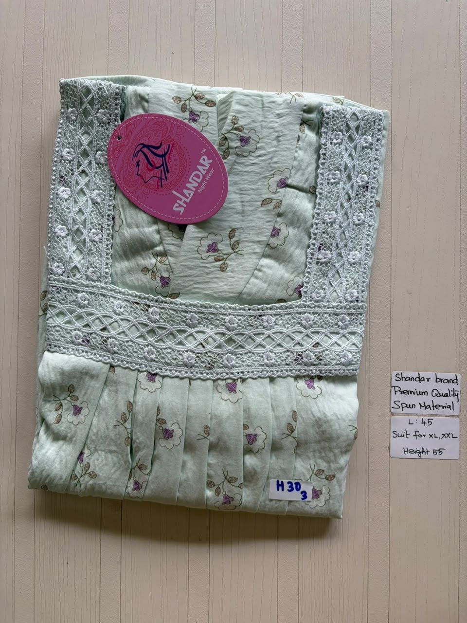 BS410 Shandar Spun nighty