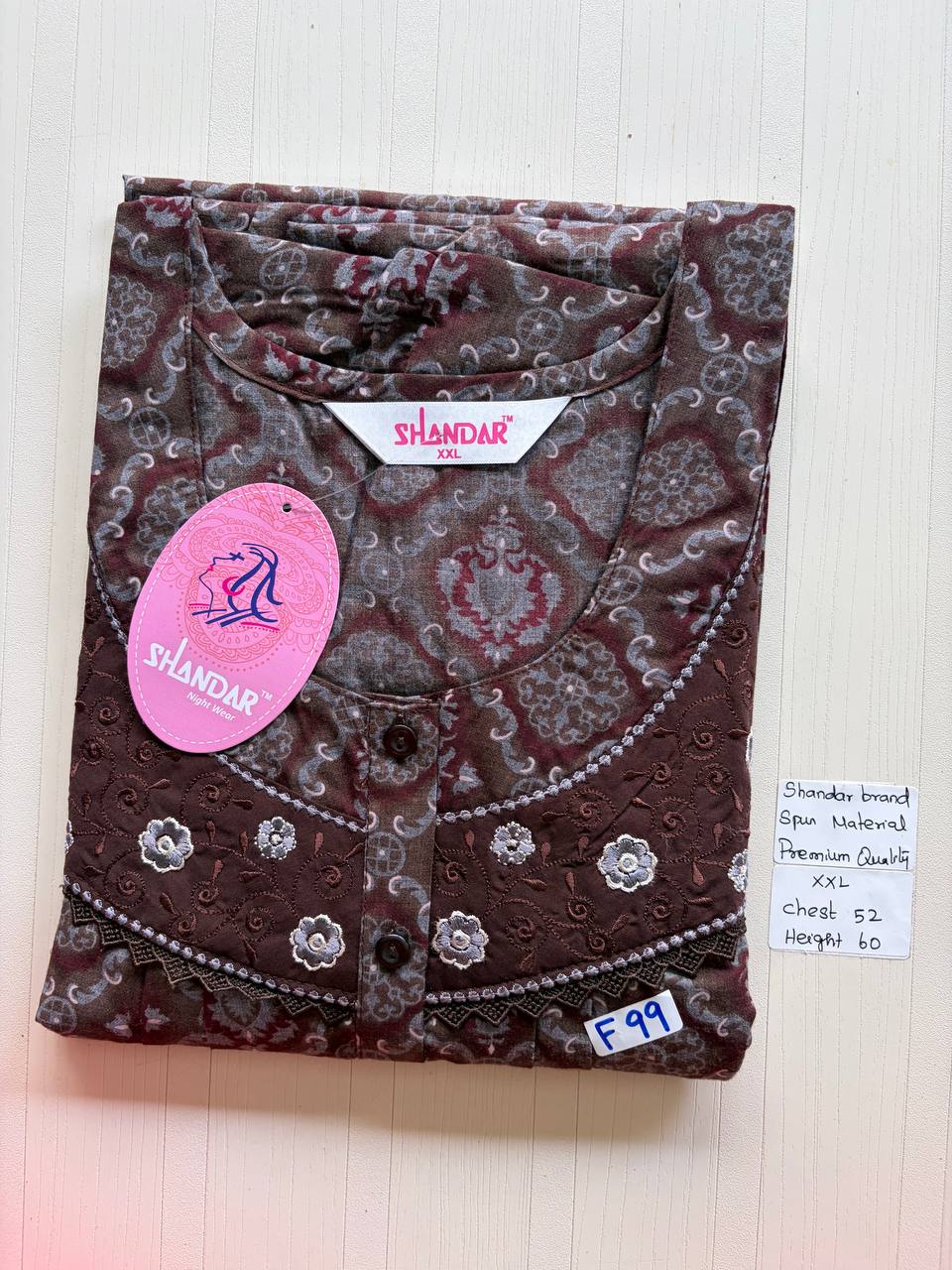 DSS 223 Height Shandar Spun nighty