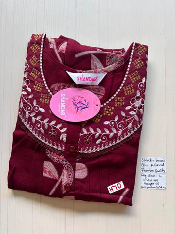 BSS 655 Shandar Spun nighty