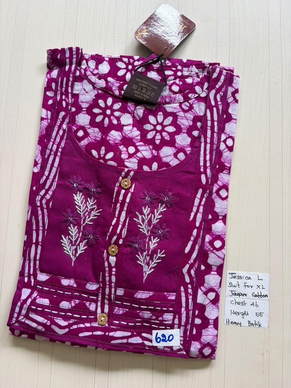 BJS 941 Jessica VV Batik Nighty