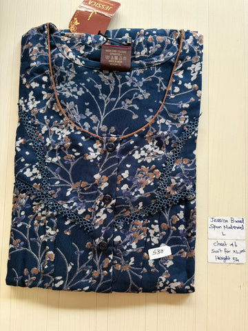 BJS 106 Jessica Pleats Spun Nighty 550