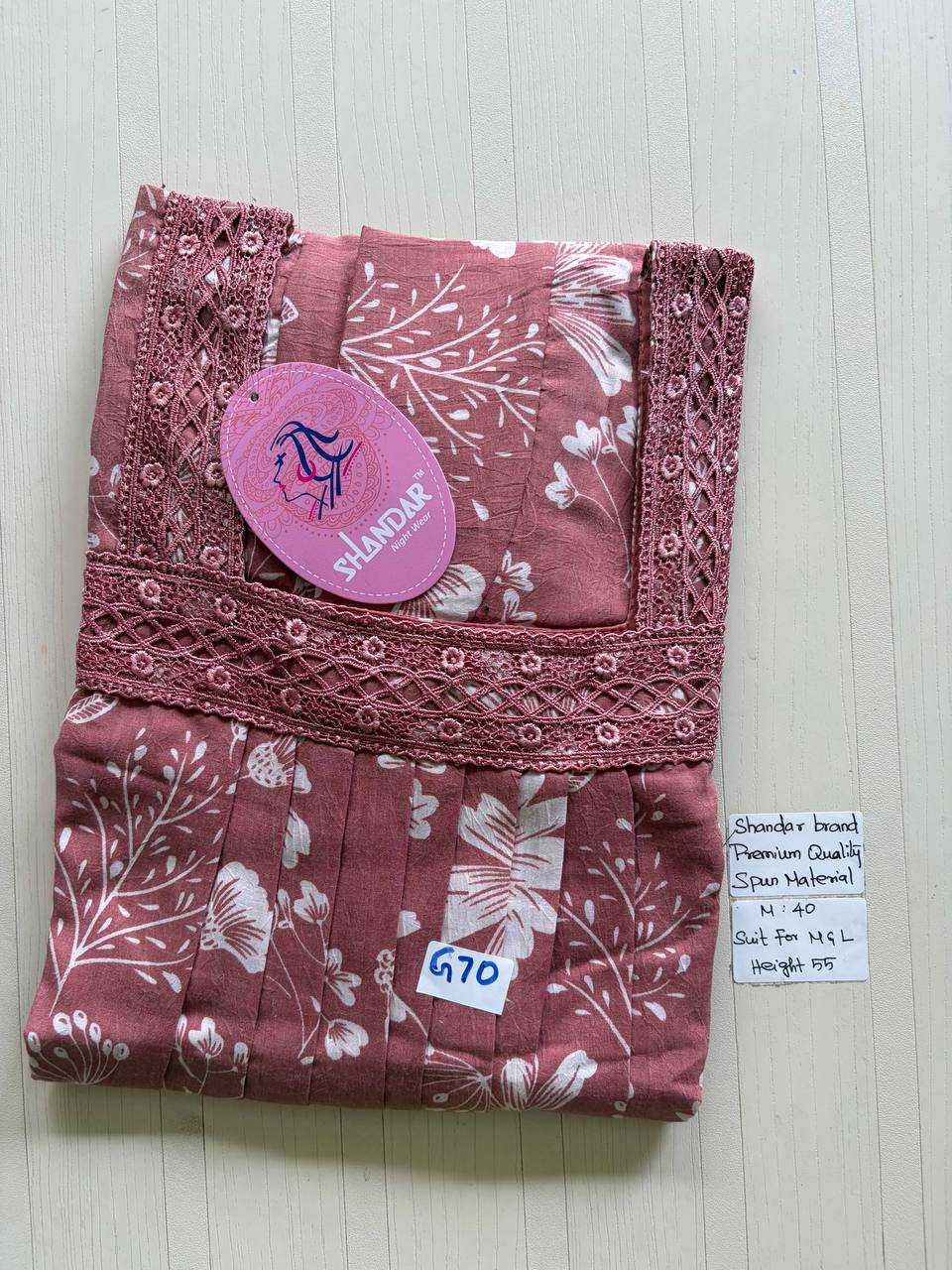 ASS140 Shandar Spun nighty