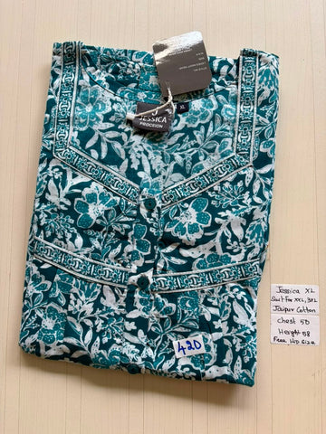 CJS 842 Height Jessica Pleats Budget Nighty