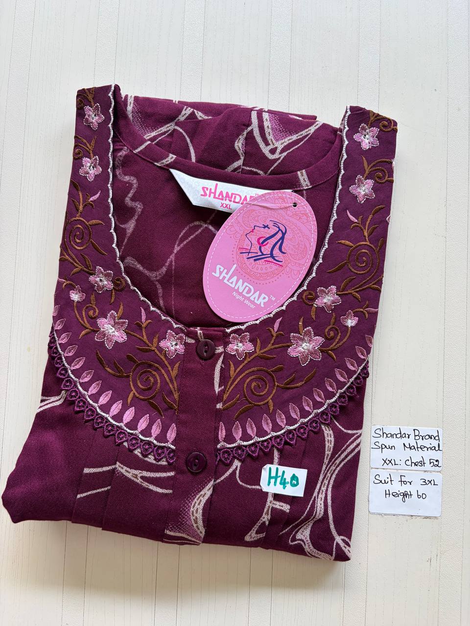 Dss 351 Shandar Spun nighty