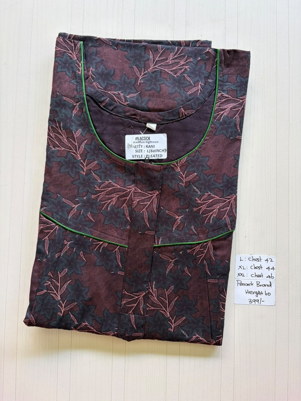 AAS5126 Peacock pleats Zip premium quality BP HP DD LPS CPS DPS