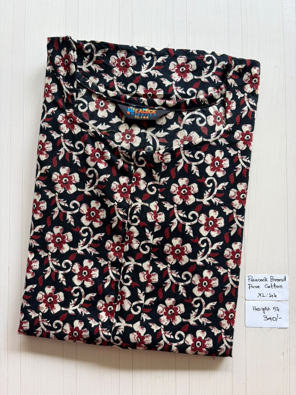 AASZ 262 Height Peacock Zip Nighty BP CPS
