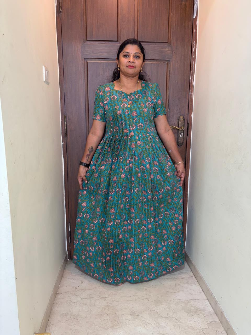 MFS 368 Peacock Height Maxi Frock YY1 YY2