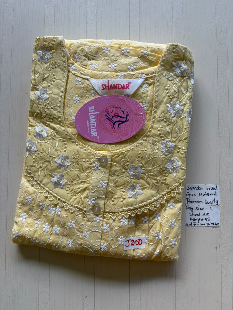 BSS 725 Shandar Spun nighty
