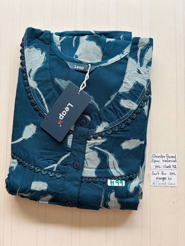 Dss 308 Shandar Spun nighty different sleeve