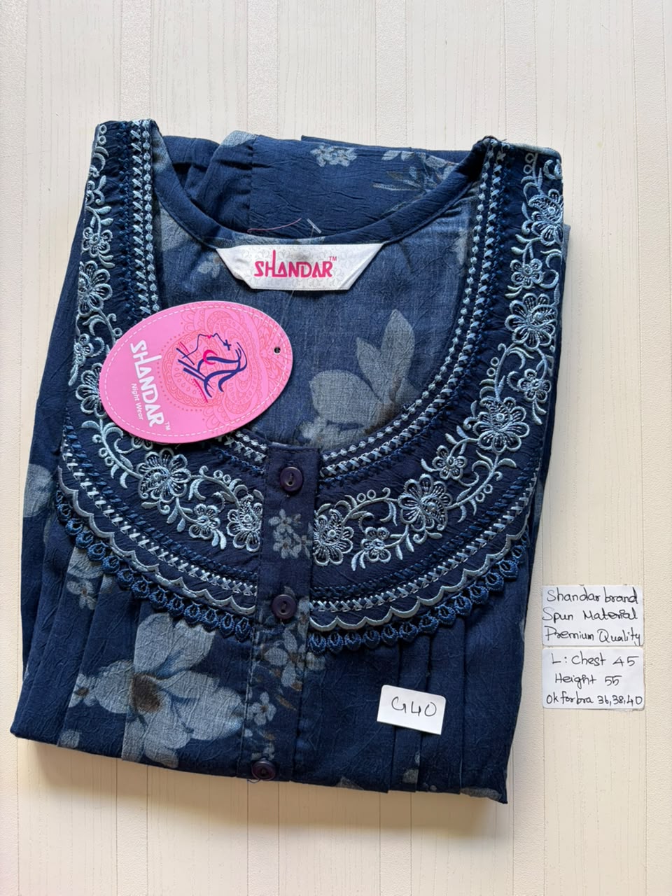 BSS 063 Shandar Spun nighty