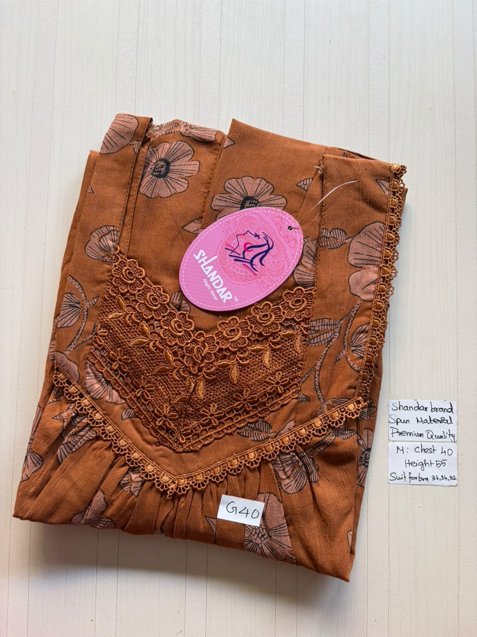ASS 357 Shandar Spun nighty