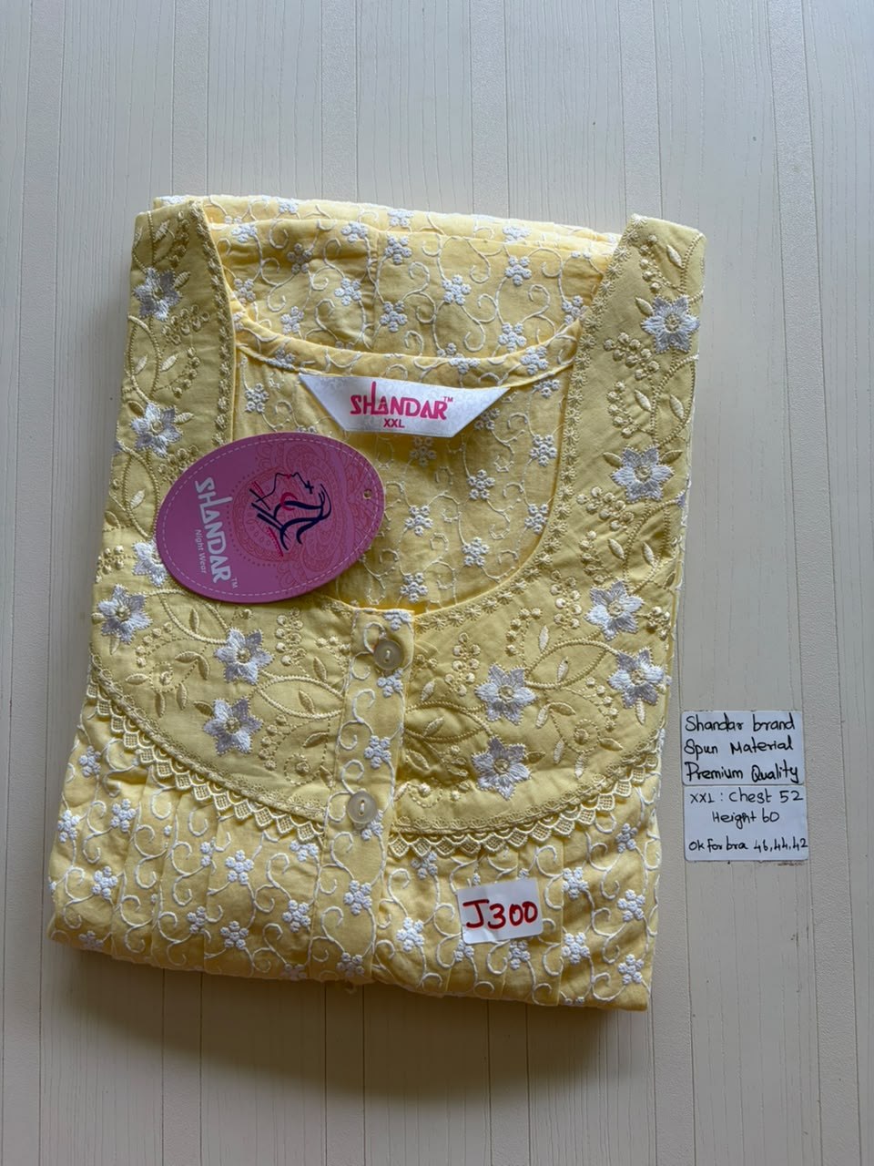 DSS 322 Height Shandar Spun nighty