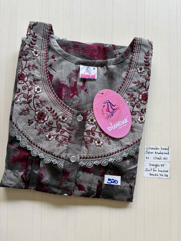 ASS 440 Shandar Spun nighty