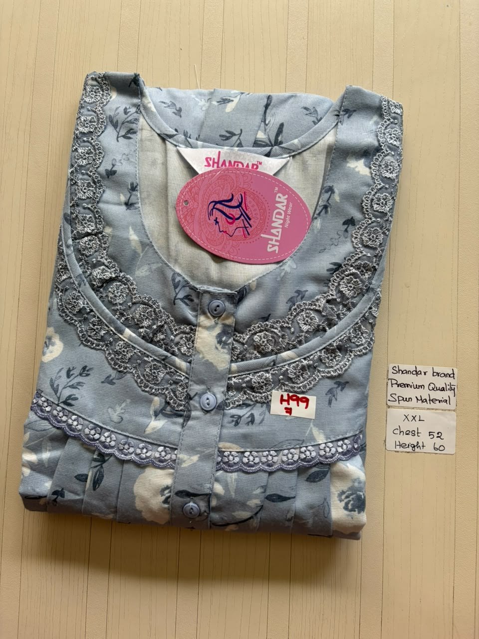 DSS148 Height Shandar Spun Nighty
