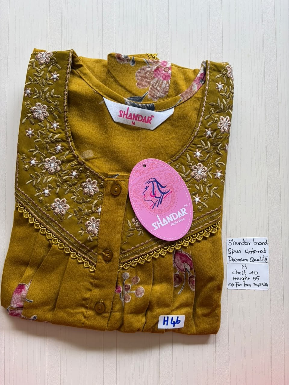 ASS 245 Shandar Spun nighty