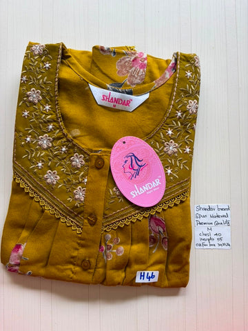 ASS 245 Shandar Spun nighty