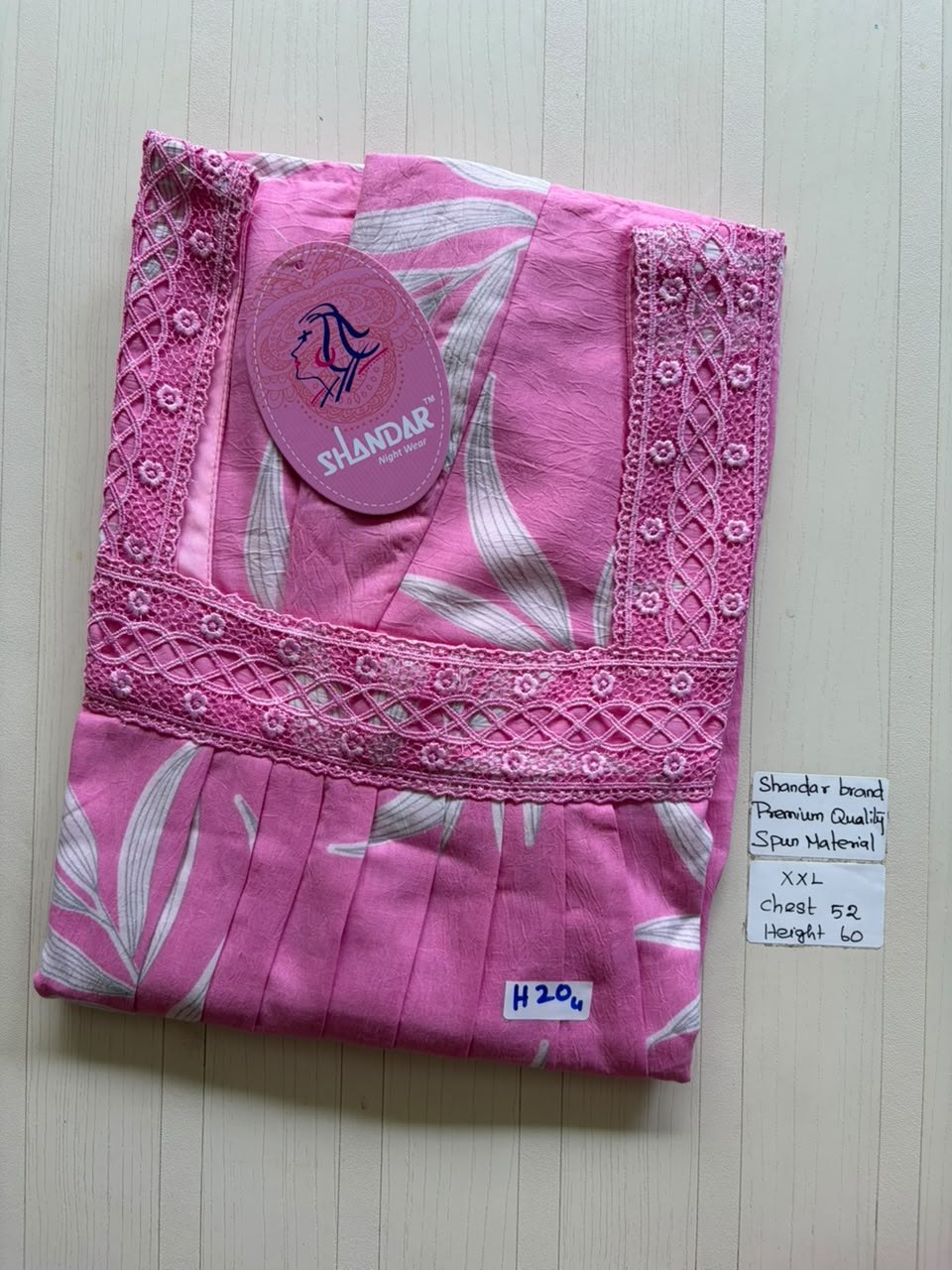 DSS063 Height Shandar Spun Nighty
