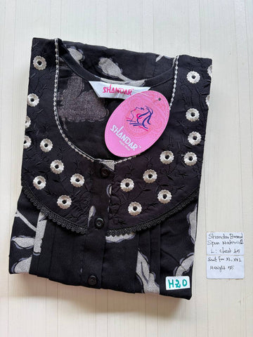 bss 344 Shandar Spun nighty
