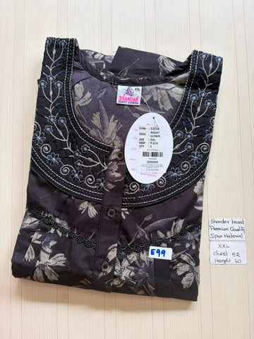 DSS114 Height Shandar Spun Nighty