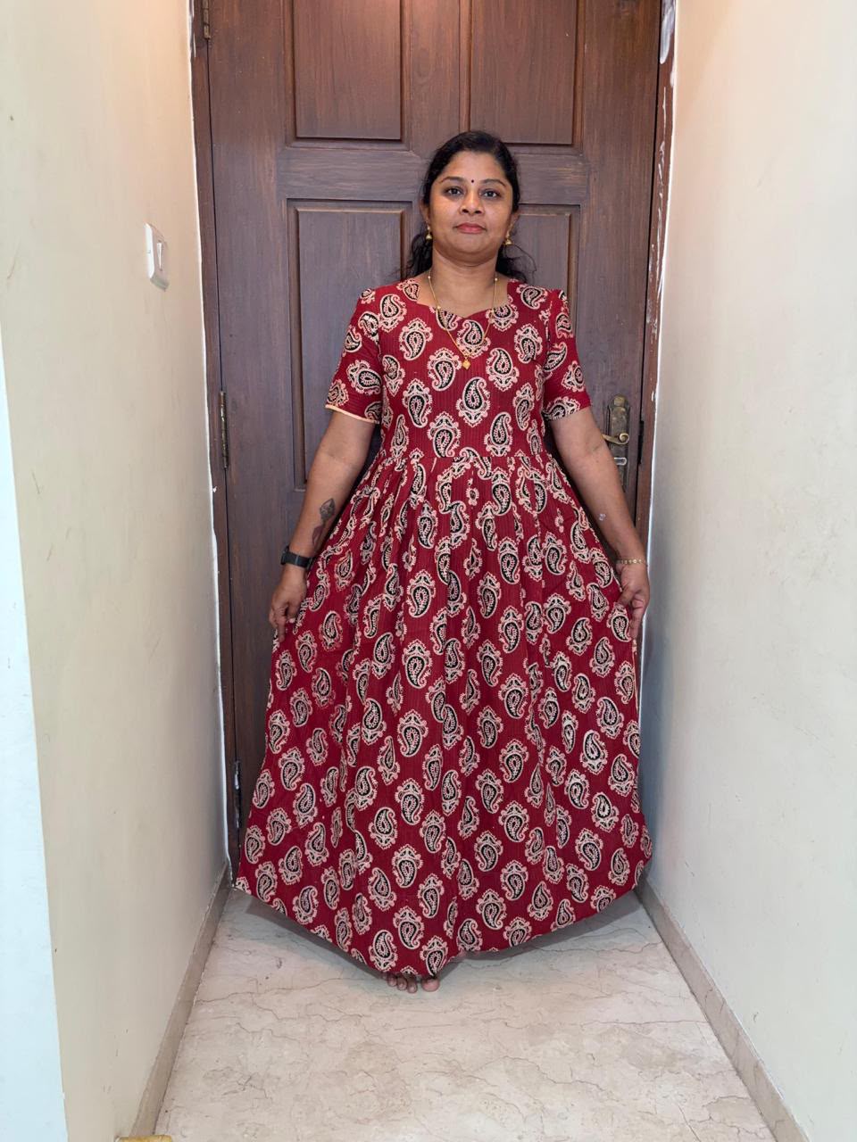 MFS 353 Peacock Height Maxi Frock YY1 YY2