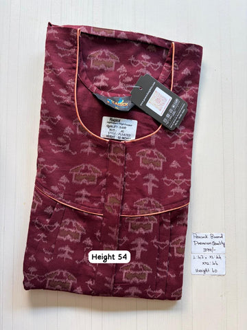AAS5280 Peacock pleats Zip premium quality BP DD CPS DPS Height 54