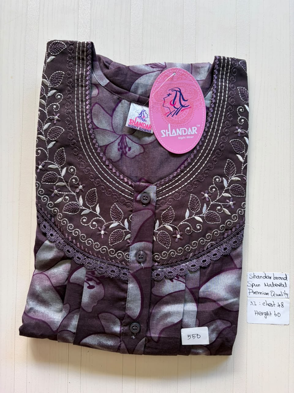CSS 371 Height Shandar Spun nighty