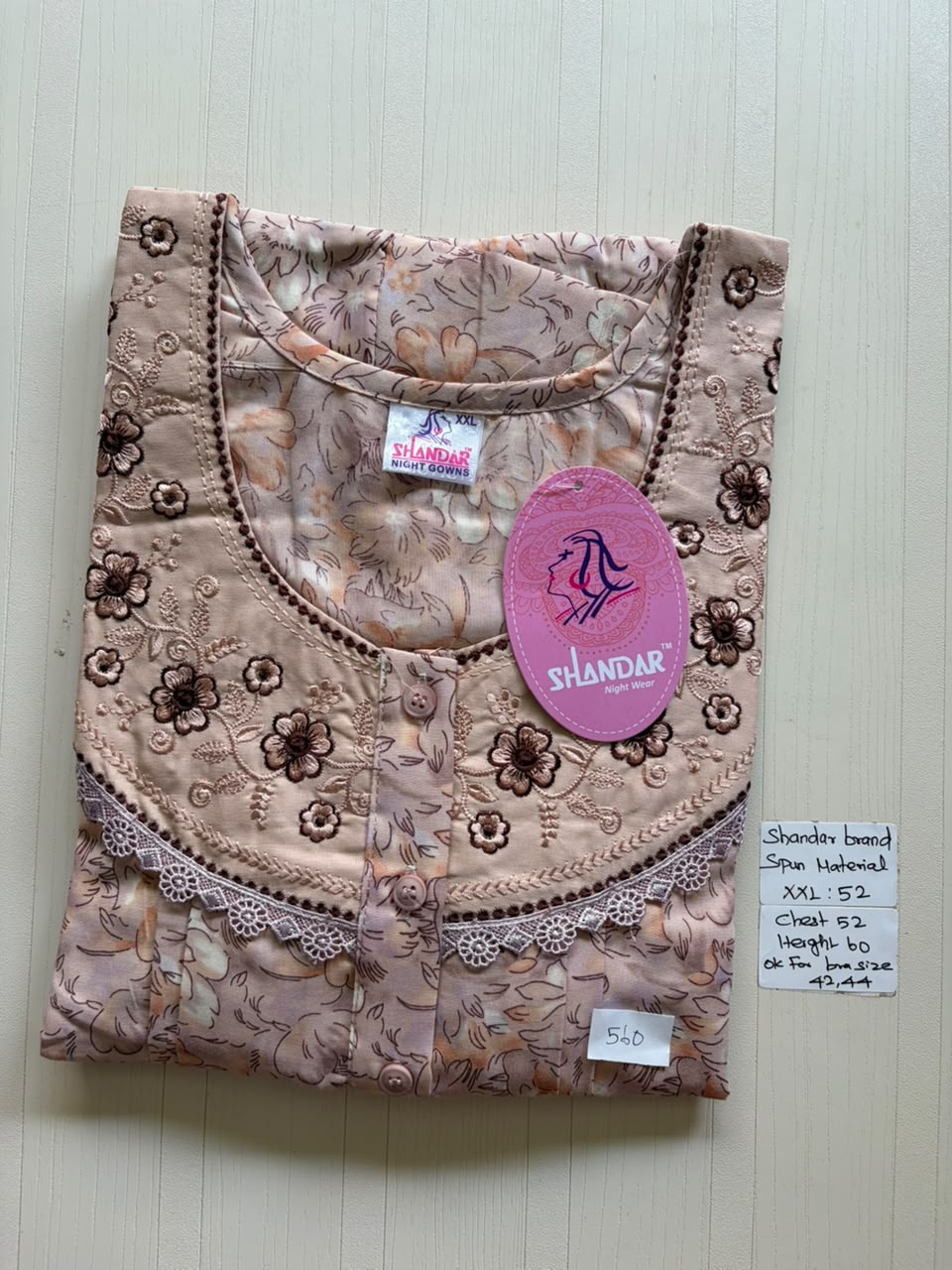 DSS 201 Height Shandar Spun nighty