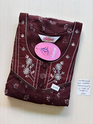 CSS 405 Height Shandar Spun nighty